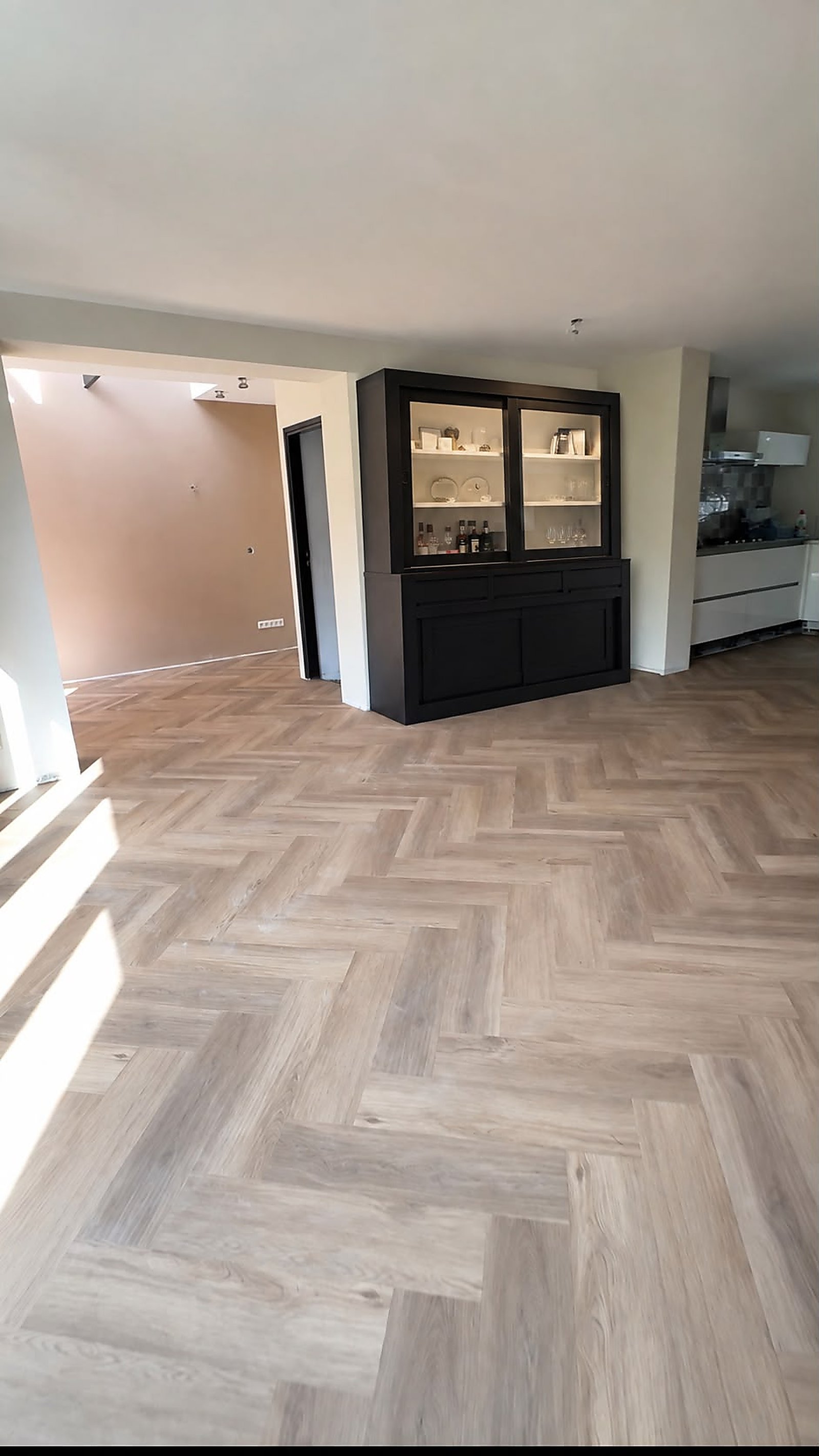 Door HSF gelegde PVC vloer in een woning
